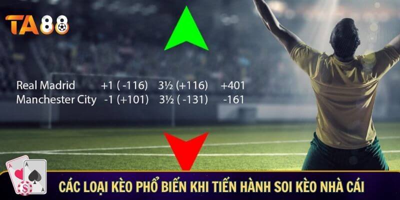 Soi kèo nhà cái TA88 - Hướng dẫn bắt kèo bóng cực chuẩn Các loại kèo phổ biến khi tiến hành soi kèo nhà cái