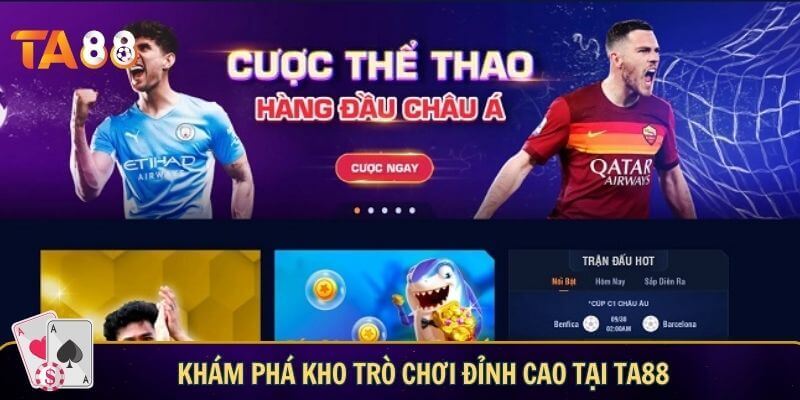 Khám phá kho trò chơi đỉnh cao tại TA88