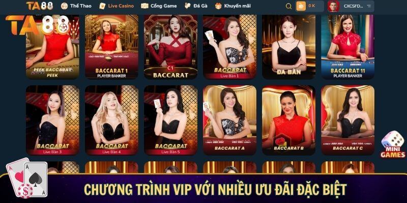 Chương trình VIP với nhiều ưu đãi đặc biệt